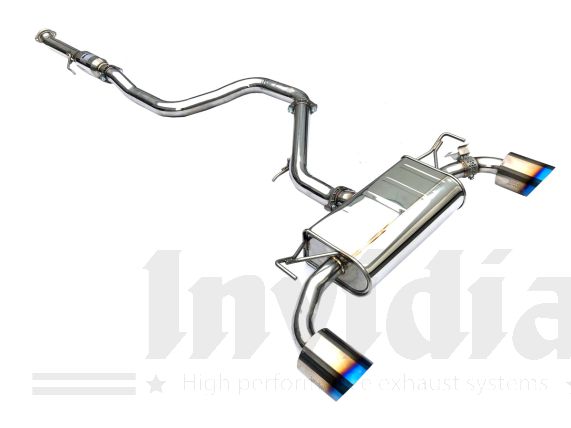 Invidia Q300 Cat-Back Exhaust w/Ti Tips (I30N Hatch 17-20)