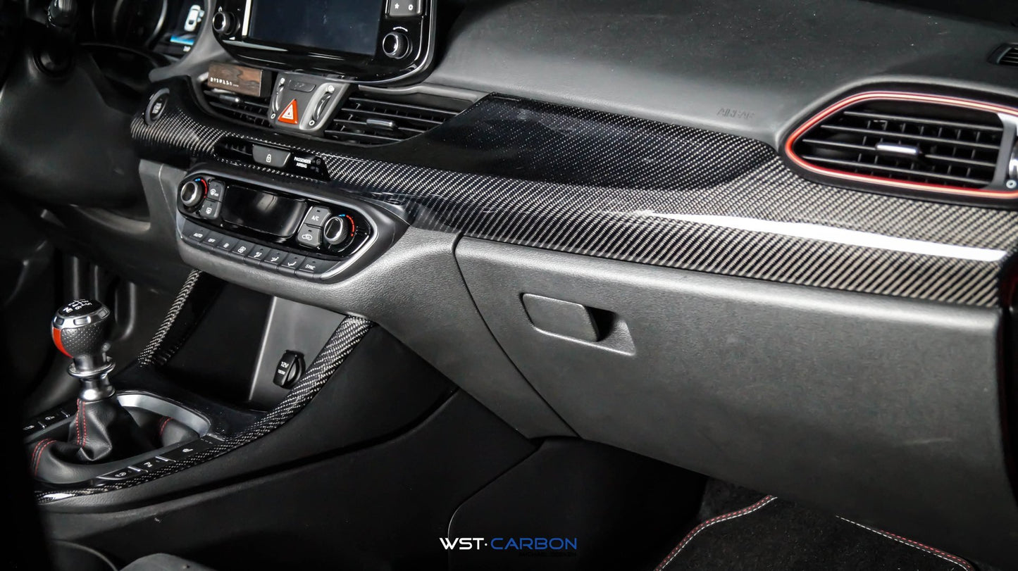 Hyundai I30n - Dashboard Carbon Trim Cover