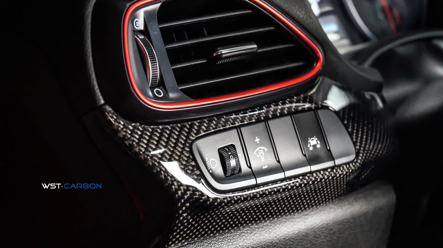 Hyundai I30n - Dashboard Carbon Trim Cover