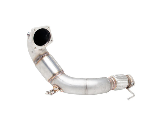 XForce 4in Dump-Pipe and Cat Kit - Non-Polished Stainless - i30N 18+