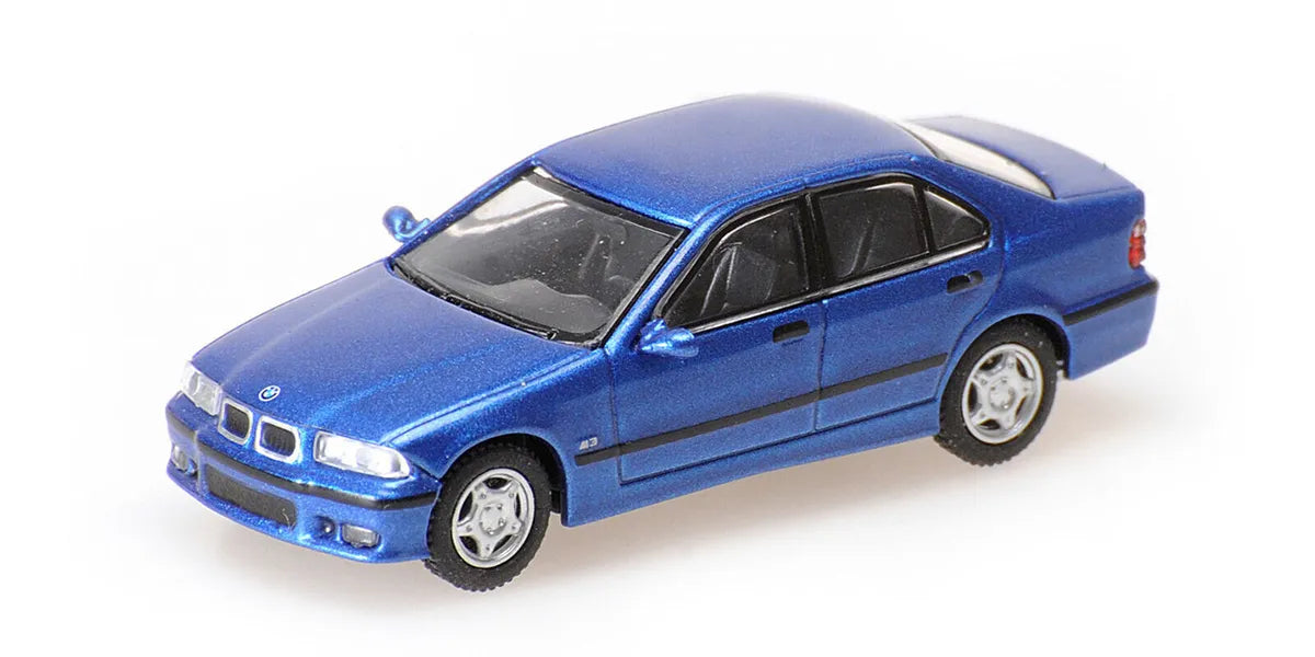 BMW M3 (E36) year 1994 blue metallic 1:87 Minichamps