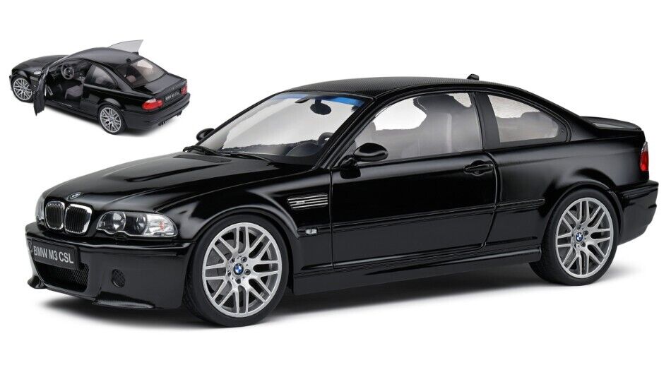 BMW M3 (E46) CSL year 2003 black 1:18 Solido