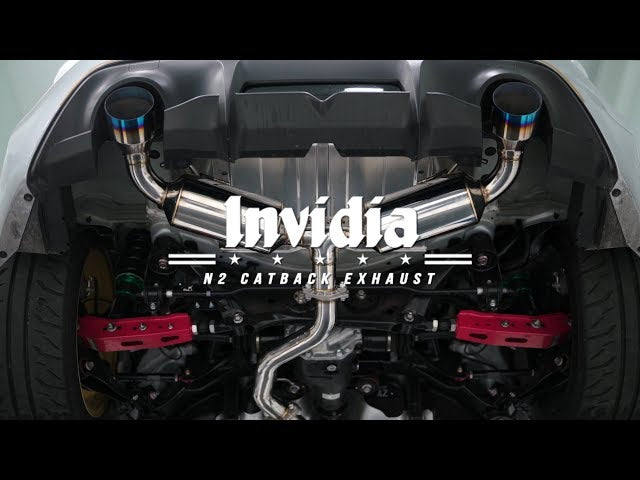 Invidia 70mm N2 Cat Back Exhaust w/Ti Tips (BRZ 12-21/86 12-24)